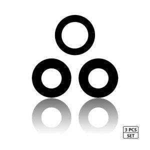 Premium Back Camera Lens Glass Only with Adhesive for IP 12 Pro Max (3 pcs Set)