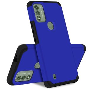 For Wiko Voix Tough Strong Hybrid (Magnet Mount Friendly) Case Cover - Classic Blue