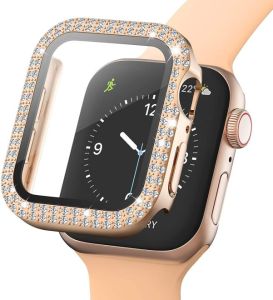 For Apple Watch 46MM Rose Gold Diamond
