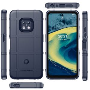 For Nokia XR20 Rugged Shield 3.2mm Thick TPU Case Cover - Blue