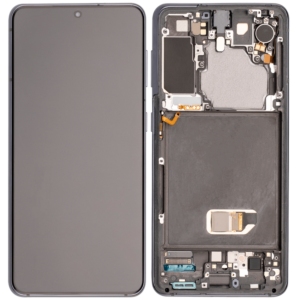 (AM Pro) OLED Assembly with Frame For Samsung S21 - Phantom Gray