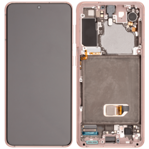 (AM Pro) OLED Assembly with Frame For Samsung S21 - Phantom Pink & Phantom Violet