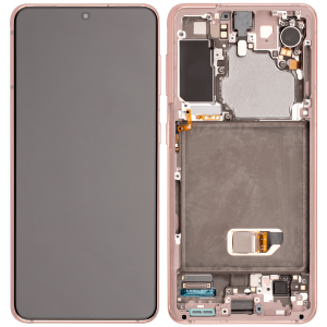 OLED Assembly With Frame For Samsung Galaxy S21 5G (Refurbished) (Phantom Pink)