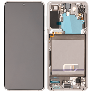 OLED Assembly With Frame For Samsung Galaxy S21 5G (Refurbished) (Phantom White)