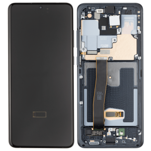 OLED Assembly With Frame For Samsung Galaxy S20 Ultra 5G (Refurbished) (Cosmic Black) 