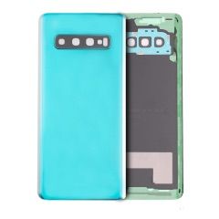 Premium Back Cover Glass With Camera Lens For Samsung S10 - Prism Green