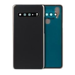 Premium Back Cover Glass With Camera Lens For Samsung S10 - Prism Black