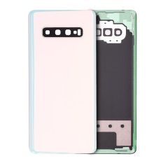 Premium Back Cover Glass With Camera Lens For Samsung S10 Plus - Prism White
