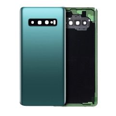 Premium Back Cover Glass With Camera Lens For Samsung S10 Plus - Prism Green