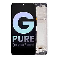 (Refurbished) LCD Assembly with Frame for MT G Pure (XT2163 / 2021) - All Colors