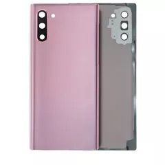 Premium Back Cover Glass With Camera Lens For Samsung Note 10 - Aura Pink