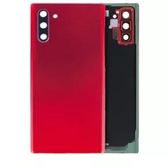 Premium Back Cover Glass With Camera Lens For Samsung Note 10 - Aura Red