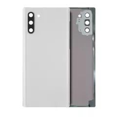 Premium Back Cover Glass With Camera Lens For Samsung Note 10 - Aura White