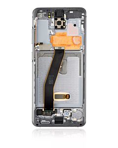 (AM Pro) OLED Assembly with Frame For Samsung S20 (Verizon 5G UW Version) - Cosmic Gray