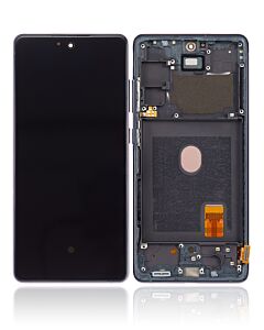Aftermarket Pro OLED Assembly with Frame for Samsung S20 FE (6.43") (With Finger Print Sensor) - Cloud Navy