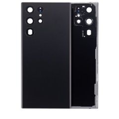 Premium Back Cover Glass With Camera Lens For Samsung S22 Ultra - Phantom Black