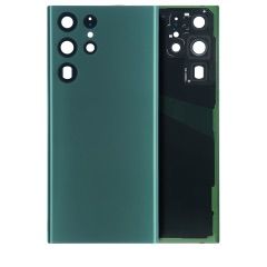 Premium Back Cover Glass With Camera Lens For Samsung S22 Ultra - Green