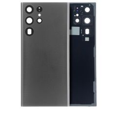 Premium Back Cover Glass With Camera Lens For Samsung S22 Ultra - Graphite