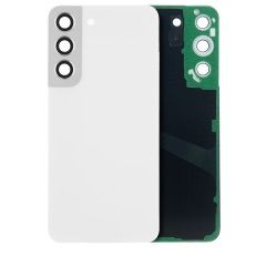 Premium Back Cover Glass With Camera Lens For Samsung S22 - White