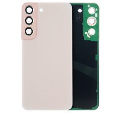 Premium Back Cover Glass With Camera Lens For Samsung S22 - Pink Gold
