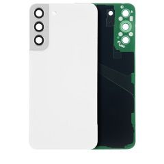 Premium Back Cover Glass With Camera Lens For Samsung S22 Plus - White