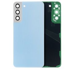 Premium Back Cover Glass With Camera Lens For Samsung S22 Plus - Sky Blue