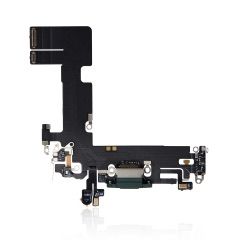Aftermarket Plus Charging Port Flex Cable for IP 13 - Green
