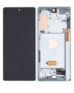 Aftermarket Pro OLED Assembly with Frame for Samsung Note 20 (6.7") (With Finger Print Sensor) - Mystic Green