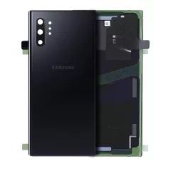 Premium Back Cover Glass With Camera Lens For Samsung Note 10 Plus - Aura Black