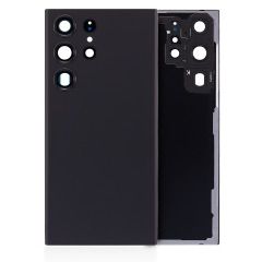 Premium Back Cover Glass With Camera Lens For Samsung S23 Ultra - Phantom Black