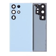 Premium Back Cover Glass With Camera Lens For Samsung S23 Ultra - Sky Blue