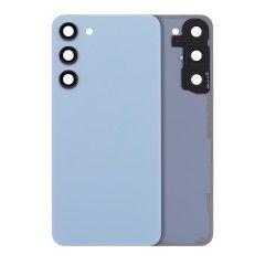 Premium Back Cover Glass With Camera Lens For Samsung S23 Plus - Blue