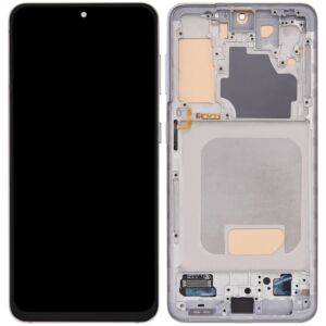 (Service Pack) OLED Assembly With Frame For Samsung S21 - Phantom White