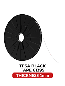 Tesa 61395 Double Side Tape (1mm / 33m) (Black)