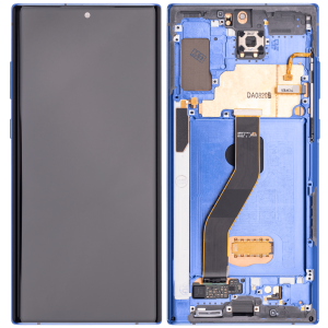 Aftermarket Pro OLED Assembly with Frame for Samsung Note 10 Plus (6.67") (With Finger Print Sensor) - Aura Blue