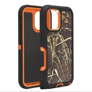 Defender Case For Apple iPhone 16 Pro Max - Camo (WITHOUT CLIP)