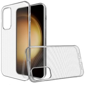 For Samsung Galaxy s24 Simple Basic Minimalistic Transparent Clear Thick TPU Case Cover - Clear