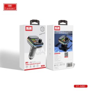 PD FAST+ QC 3.0 VISABLE WIRELESS FM CAR KIT