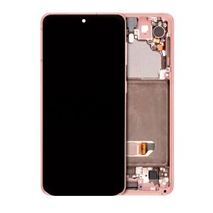 OLED Assembly With Frame For Samsung Galaxy S21 5G (Refurbished) (Phantom Pink)