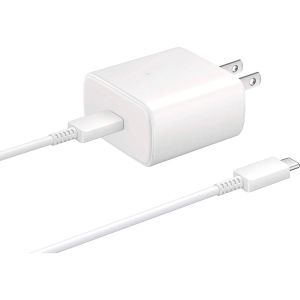 45W House Adapter + C-C Cable (White)