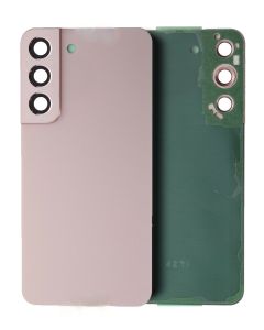 Premium Back Cover Glass With Camera Lens For Samsung S22 - Gold