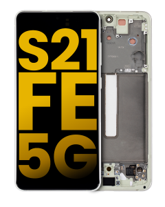 Refurbished OLED Assembly with Frame for Samsung S21 FE (G990U / 2022) (US Version) - Olive
