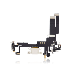 Aftermarket Plus Charging Port Flex Cable for IP 14 Plus - Starlight