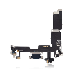 Aftermarket Plus Charging Port Flex Cable for IP 14 Plus - Midnight