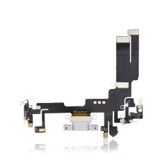 Aftermarket Plus Charging Port Flex Cable for IP 14 - Purple