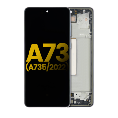 Genuine OLED Assembly with Frame for Samsung A73 (A735 / 2022) - Awesome Mint
