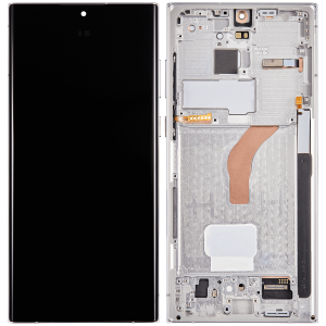 OLED Assembly With Frame For Samsung Galaxy S22 Ultra 5G (US & International Version) (Refurbished) (Phantom White)
