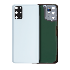 Premium Back Cover Glass With Camera Lens For Samsung S20 Plus - White
