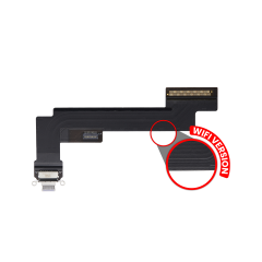 Premium Charging Port Flex Cable for iPad Air 5 (Wi-Fi Version) - Purple