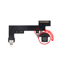 Premium Charging Port Flex Cable for iPad Air 5 (4G Version) - Pink